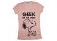 The Peanuts Snoopy Geek Of The Week Sequined V Neck T-Shirt